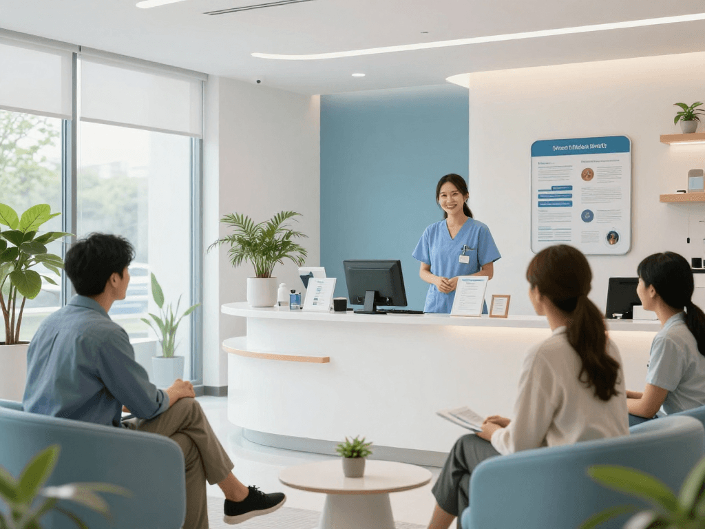 Private psychiatric assessment in a welcoming healthcare provider environment.